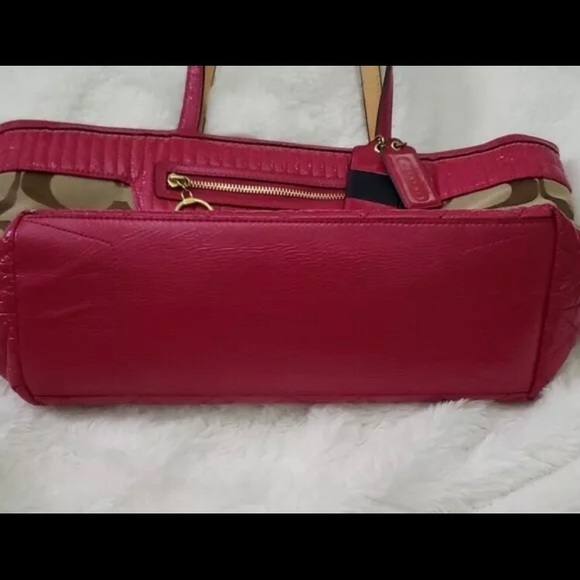 COACH Poppy Signature tote Quilted leather 18676 - Picture 4 of 9